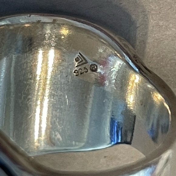 Silpada Floral Vine Holy Trinity Sterling Silver Ring R1686 Size 11 - Picture 11 of 11